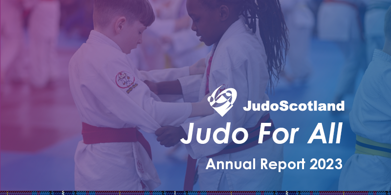 JudoScotland annual report decorative graphic