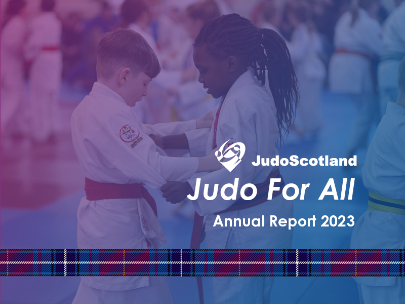 JudoScotland annual report decorative graphic